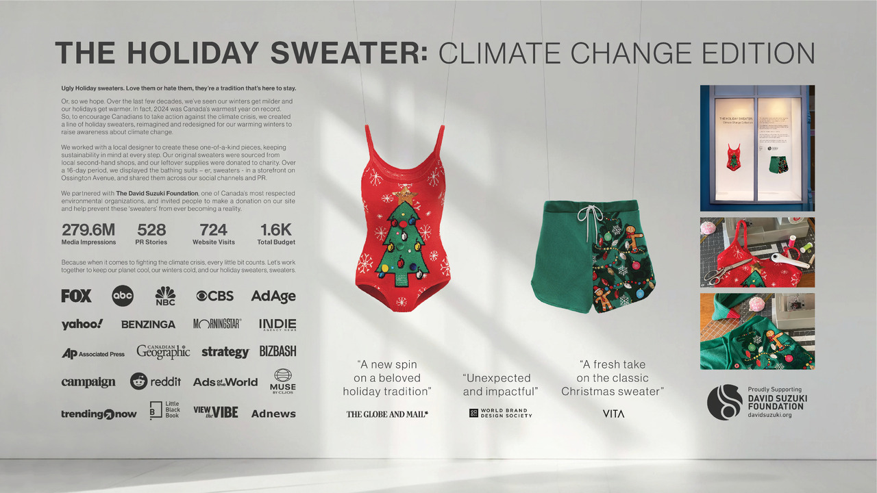 The Holiday Sweater: Climate Change Collection - Non-Proft - David Suzuki Foundation