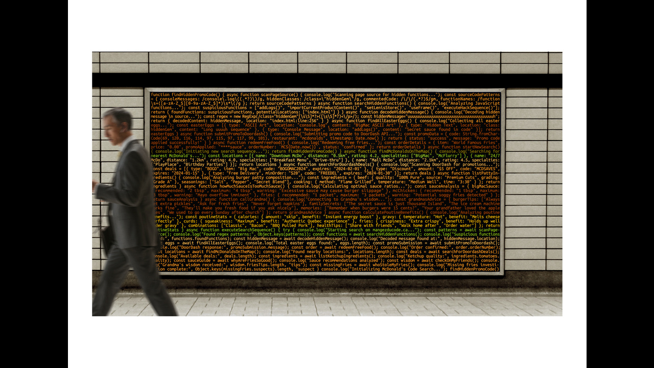 Eat the code - Fast Food - McDonald's Canada