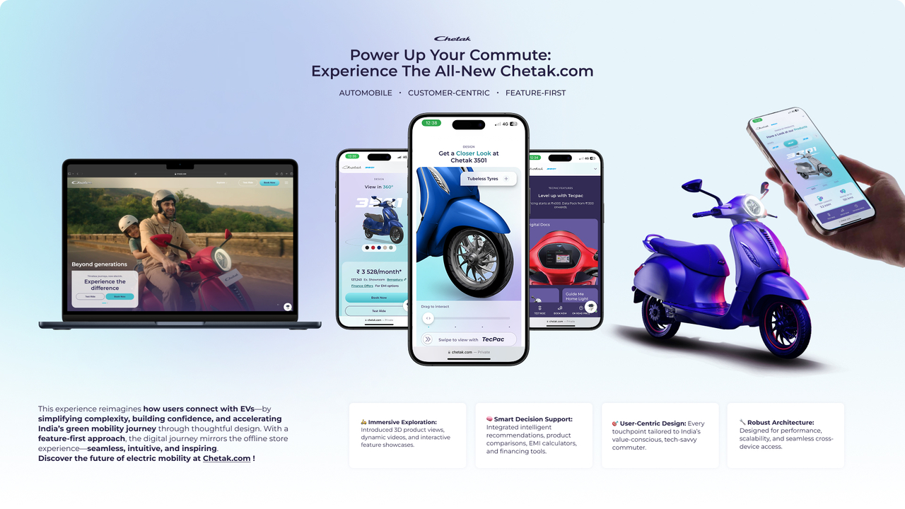 Chetak Website Redesign - Bajaj Chetak - Bajaj Auto