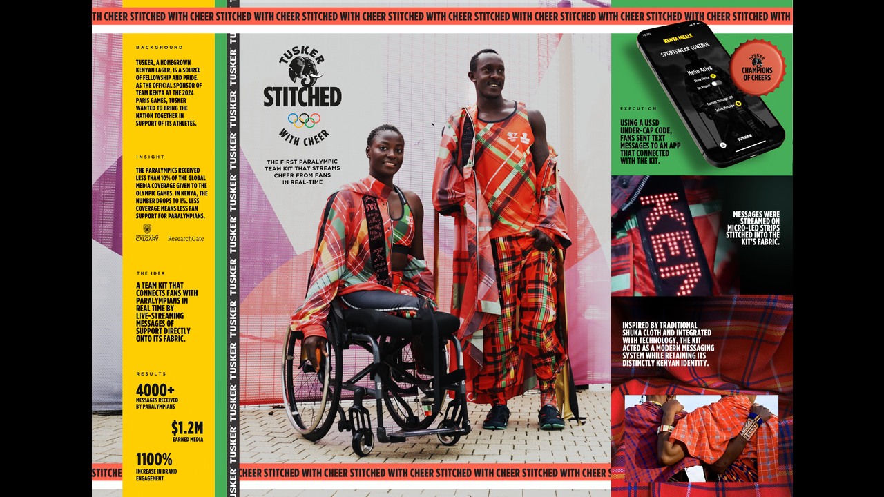 Stitched With Cheer - Kenyan Olympic Team Kit - Tusker Lager