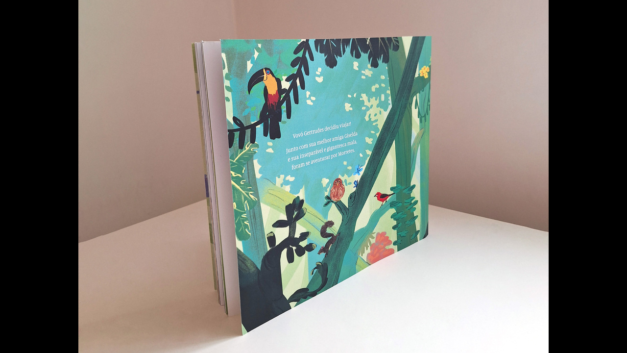 Vovó Gertrudes em Morretes: Redesign do livro infantil ilustrado - 2023 - Marina Mendonça