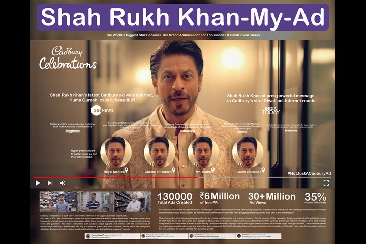 Shah Rukh Khan / My-Ad - Mondelēz India - Cadbury Celebrations