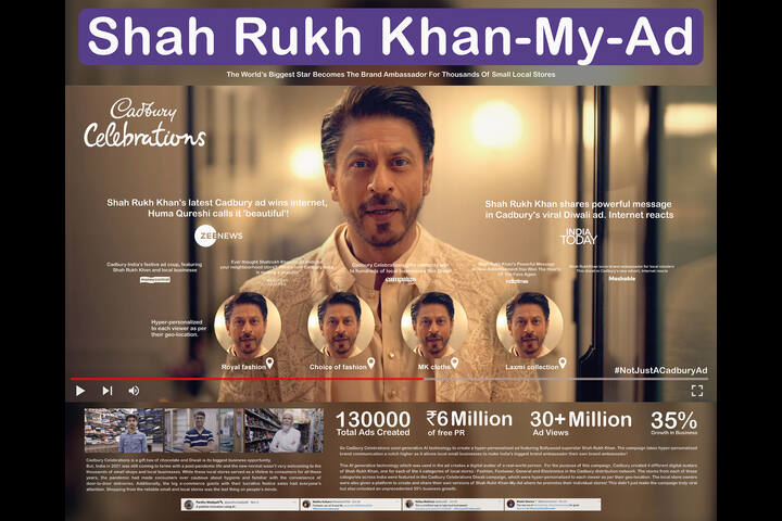 Shah Rukh Khan / My-Ad - Cadbury Celebrations - Mondelēz India