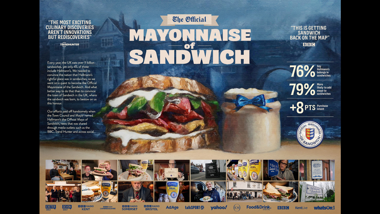 Official Mayonnaise of Sandwich - Hellmann's Mayonnaise - Hellmann's