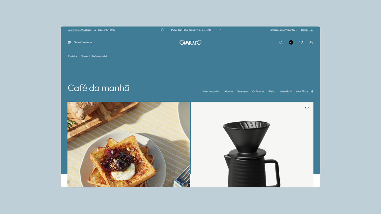 Camicado Web | por Work & Co - 2023 - 