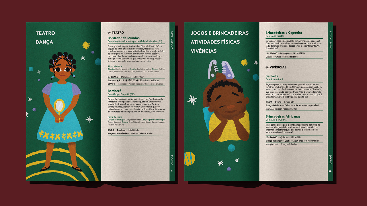 Omodê - Festival Sesc de Arte e Cultura Negra para Molecada - 2023 - 