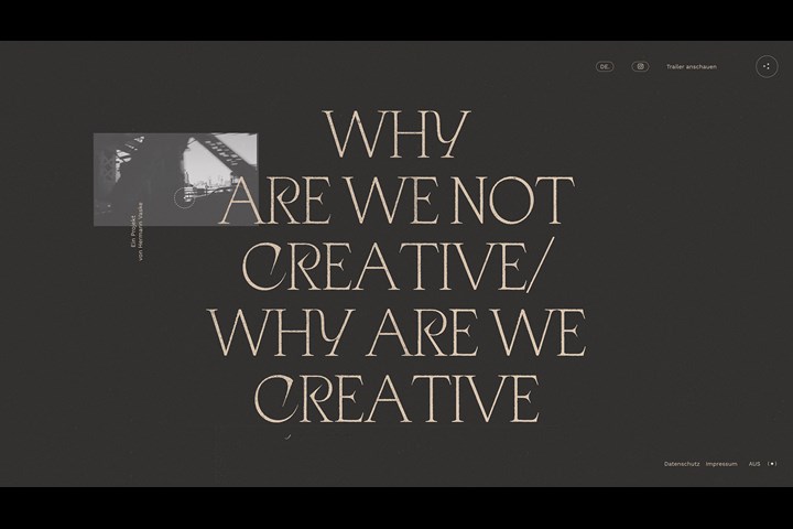 Why are you (not) creative? - Website - Emotional Network