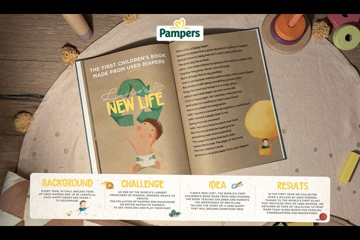 Lino's New Life - Diapers - Pampers