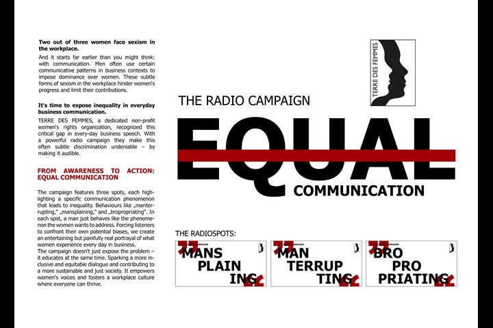 Equal Communication - TERRE DES FEMMES - TERRE DES FEMMES