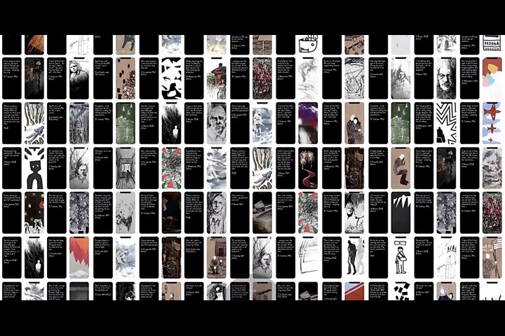 The Endless Letter: Web Experience - Microsite for social media project - RT