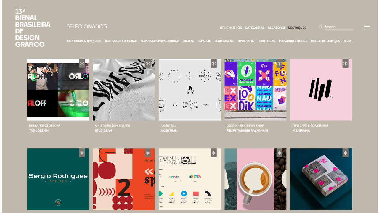 Website da 13ª. Bienal Brasileira de Design Gráfico - ADG Brasil - 2019 - ADG Brasil