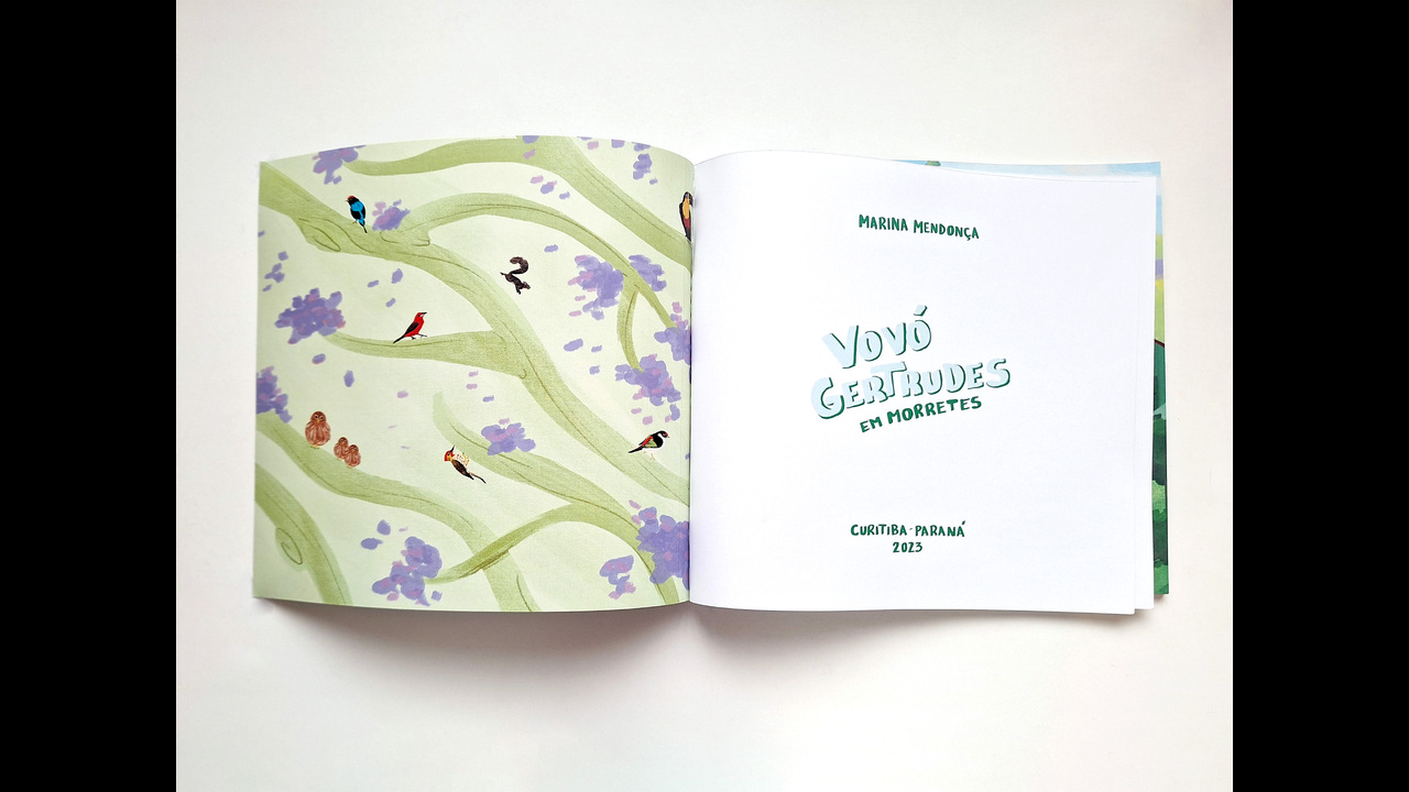 Vovó Gertrudes em Morretes: Redesign do livro infantil ilustrado - 2023 - Marina Mendonça