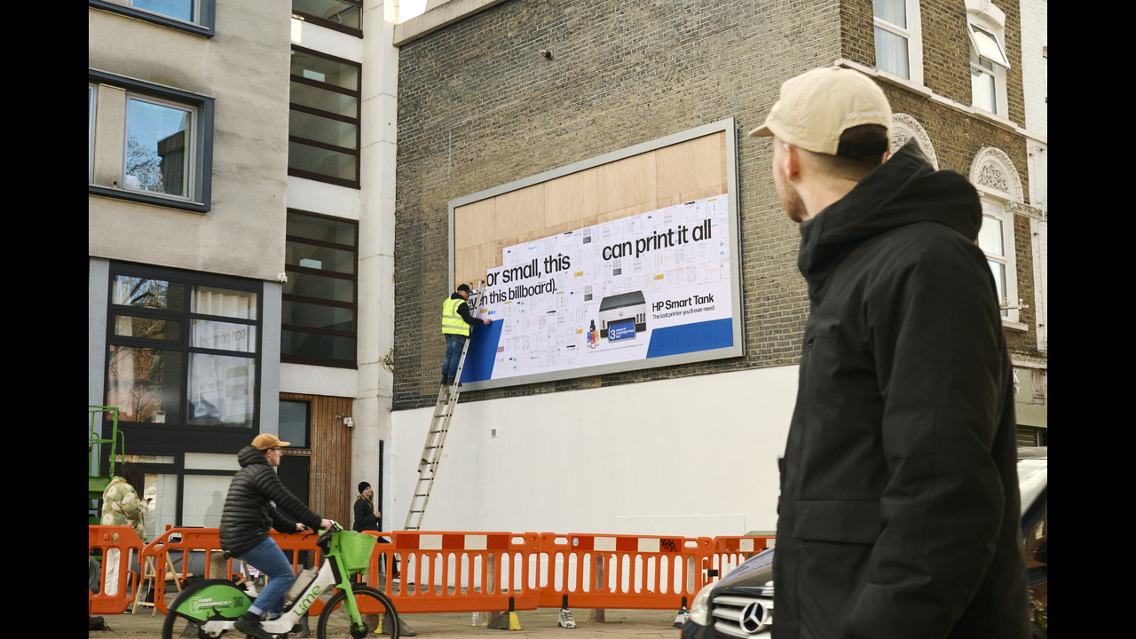 The Little Printer that printed its own billboard - HP Smart Tank Printer - HP