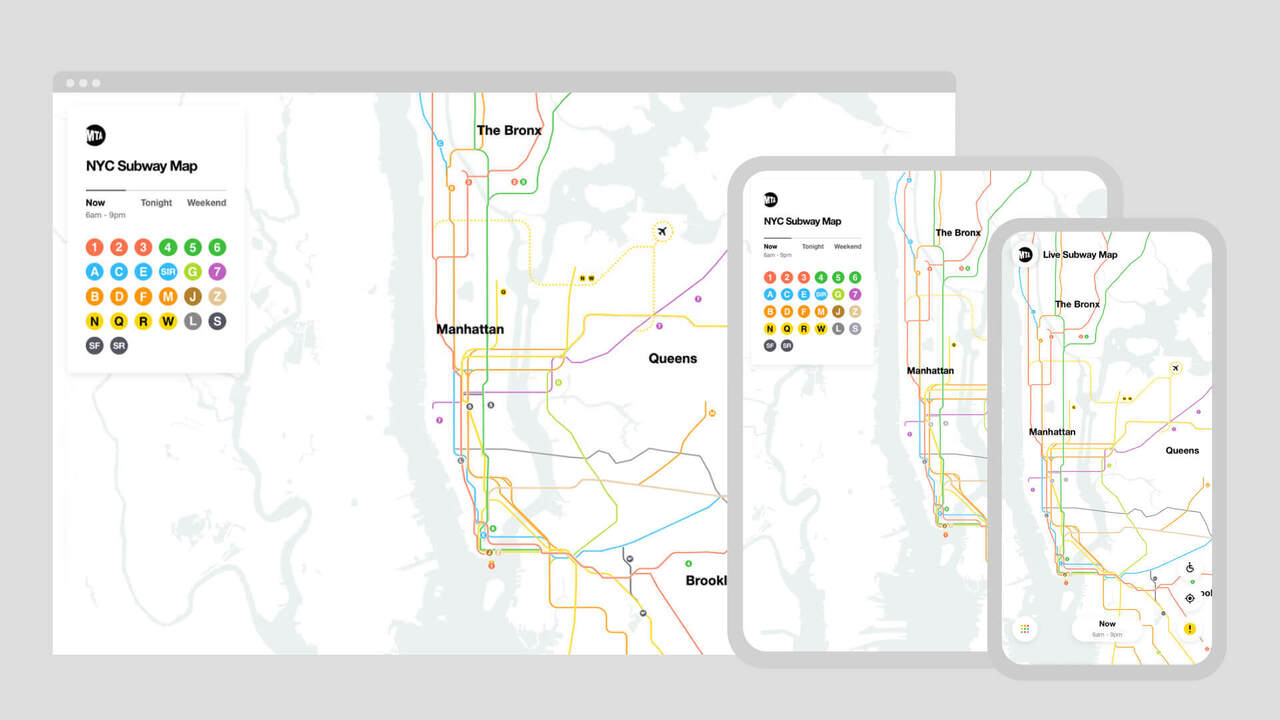 MTA Live Subway Map | por Work & Co - 2020 - Work & Co