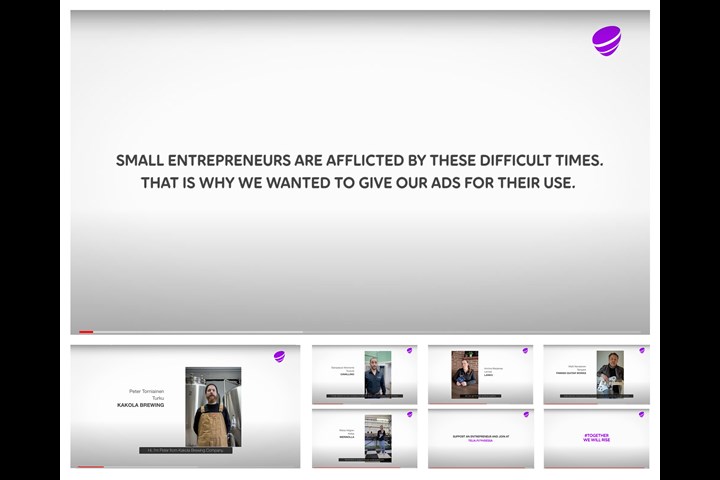#Together we will rise - Campaign - Telco operator (B2B) - Telia Finland