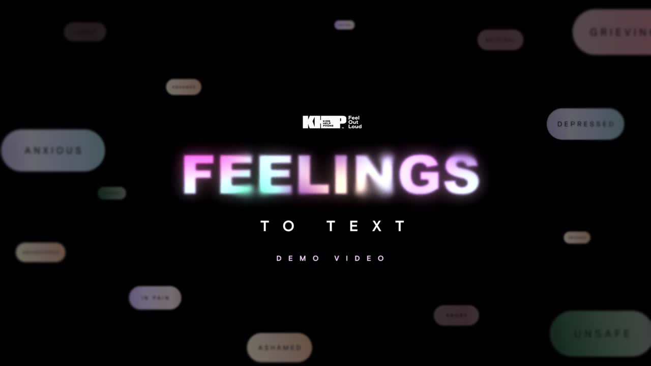 Feelings To Text - Kids Help Phone - Kids Help Phone