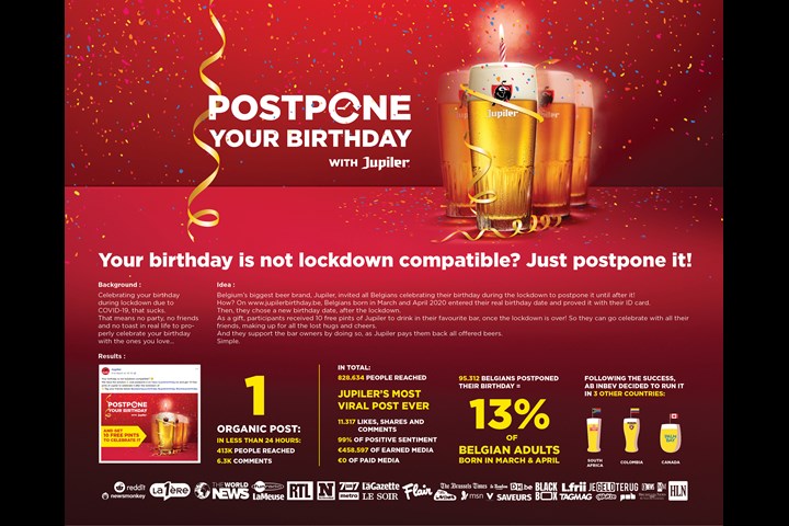 Postpone your Birthday - Jupiler - Jupiler