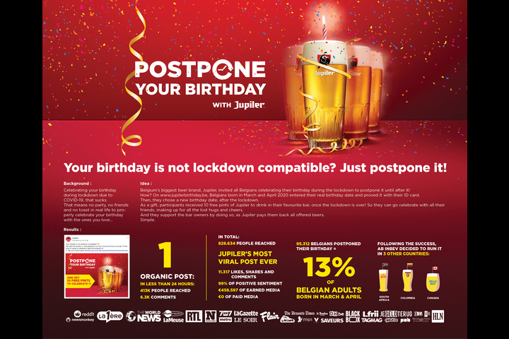 Postpone your Birthday - Jupiler - Jupiler