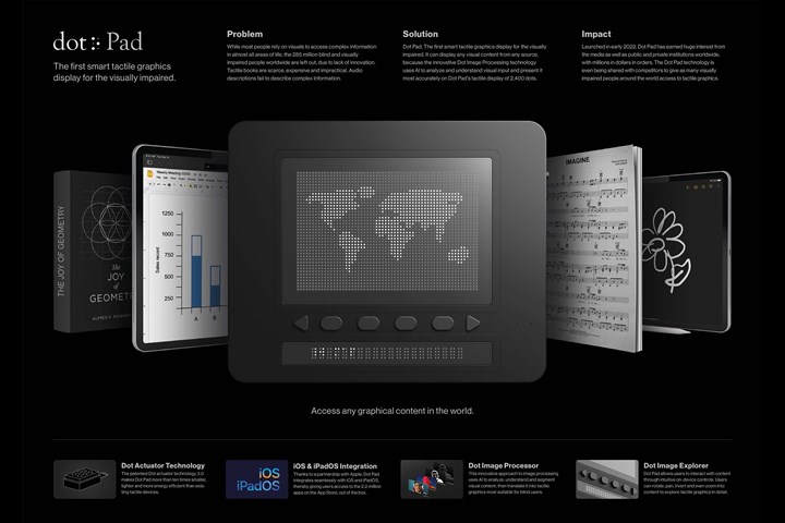 Dot Pad. The first smart tactile graphics display. - Dot Pad - Dot