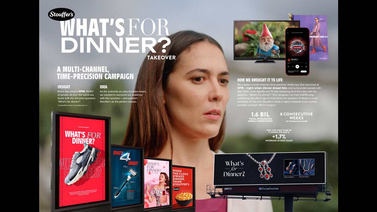 What's For Dinner Takeover - Stouffer's Prepared Meals - Nestlé