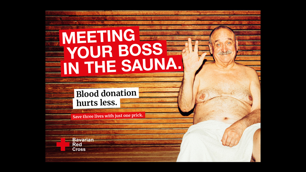 Blood Donation Hurts Less - Blood Donation - Blutspendedienst des Bayerischen Roten Kreuzes