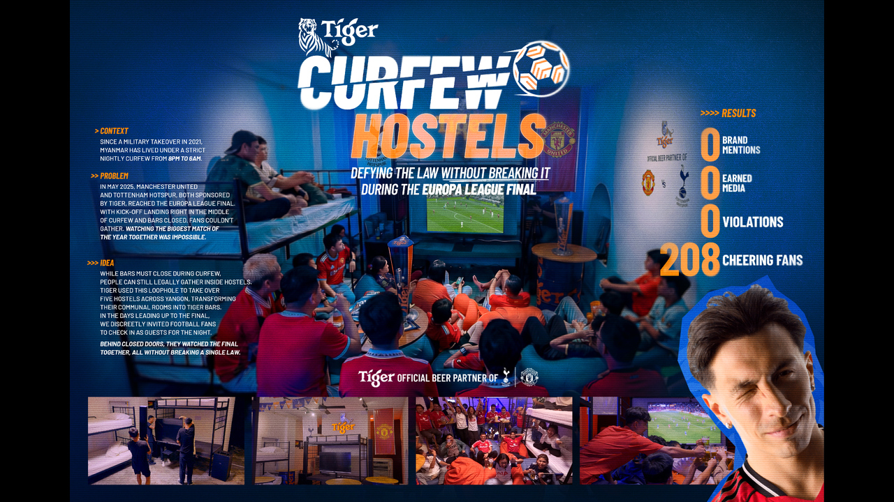 Curfew Hostels - Tiger Beer - Tiger Beer