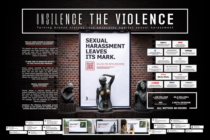 Unsilence the Violence - campaign against sexual violence - TERRE DES FEMMES