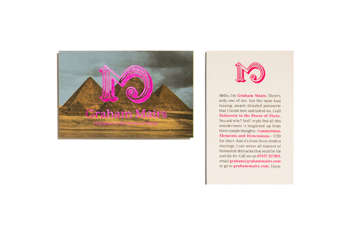 Patisserie To The Power Of Three - Patisserie Artist - Graham Mairs