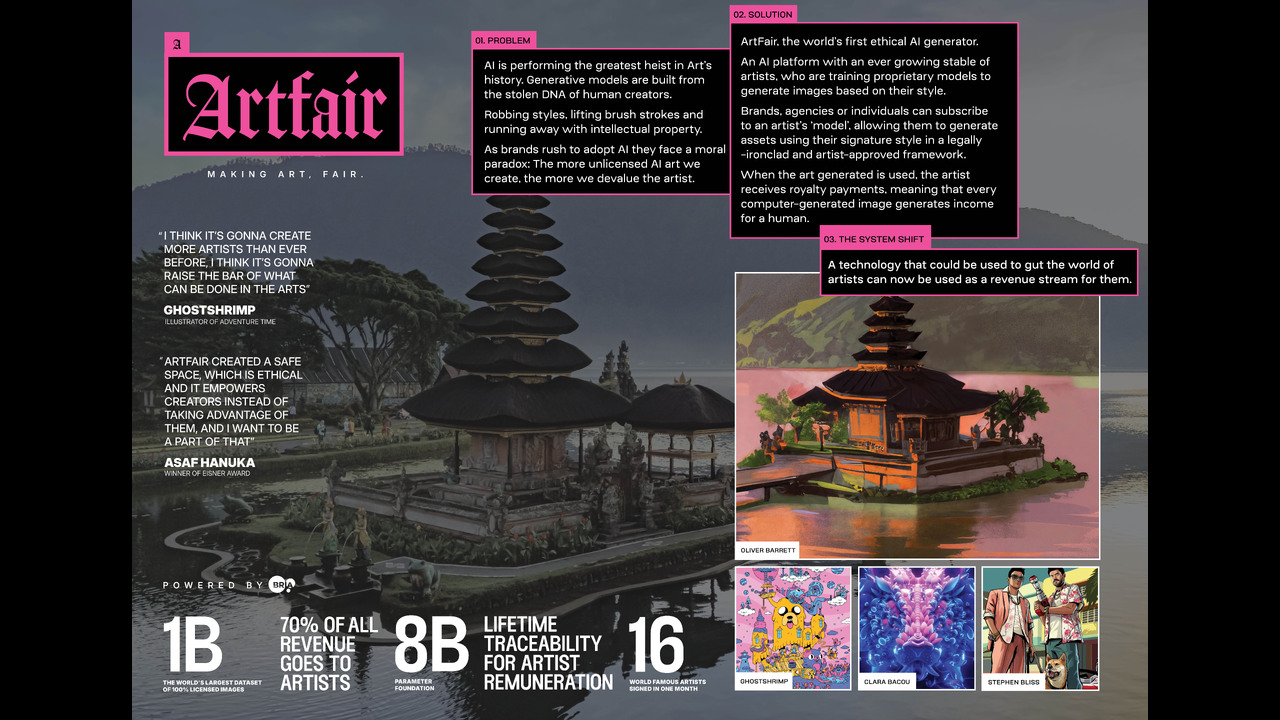ArtFair - Bria AI - Ethical AI Art Platform