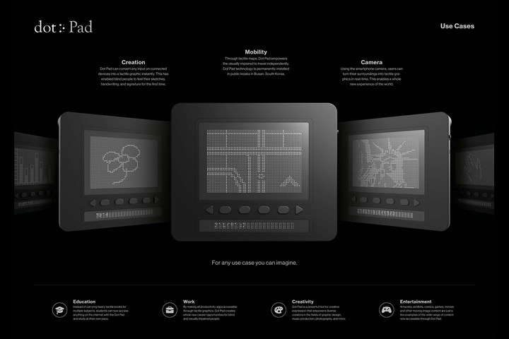 Dot Pad. The first smart tactile graphics display. - Dot Pad - Dot
