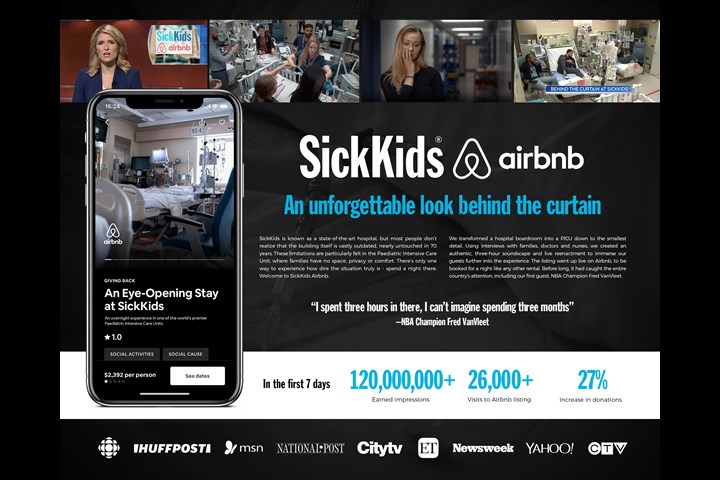 SickKids Airbnb - Non-profit organization -