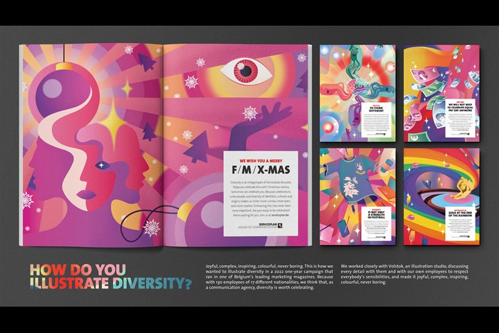 Celebrate Diversity - Increase industry awareness around the creative power of Diversity - Serviceplan Belgium