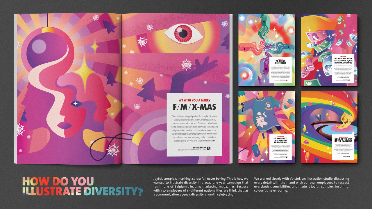 Celebrate Diversity - Serviceplan Belgium - Increase industry awareness around the creative power of Diversity